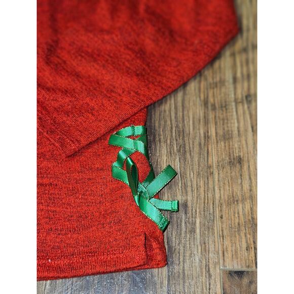 Girls Christmas Elf Holiday Time Sweater Size XL - Picture 6 of 7